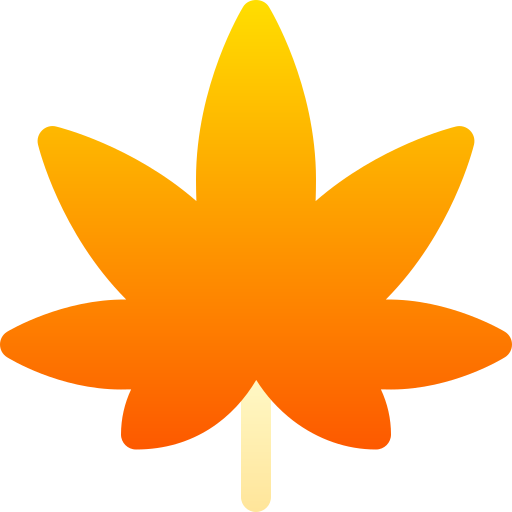 marijuana Basic Gradient Gradient icono
