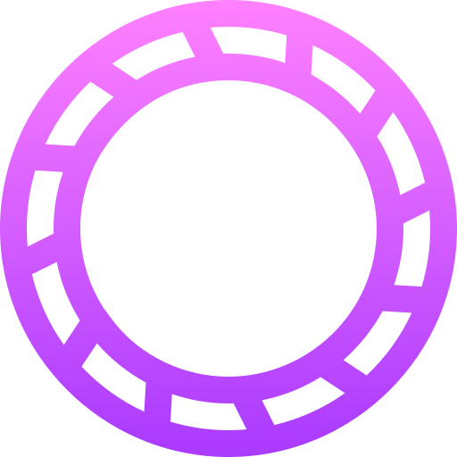 hula hoop Basic Gradient Lineal color icono