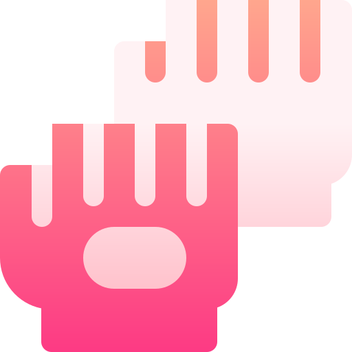 Gym gloves Basic Gradient Gradient icon
