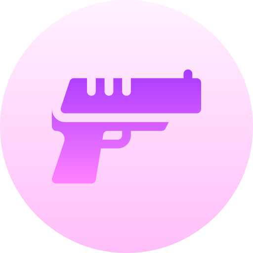 pistola Basic Gradient Circular icona