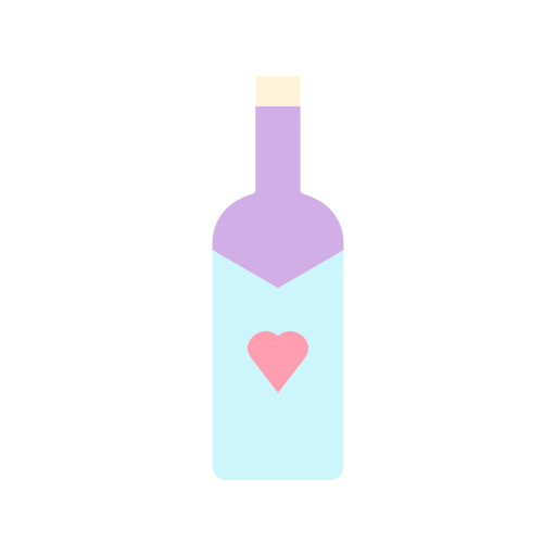 Бутылка вина Generic Flat иконка