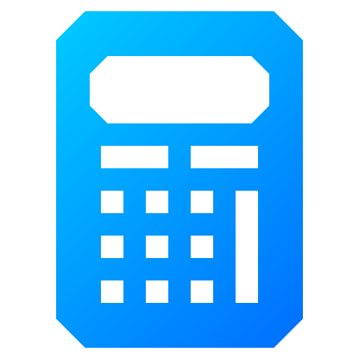 電卓 Generic Flat Gradient icon