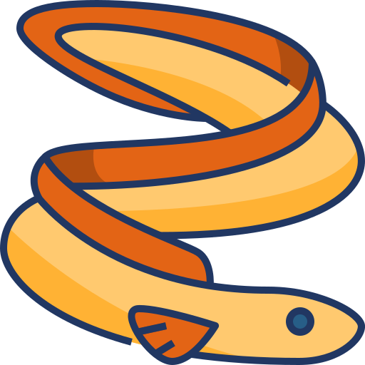 anguila Generic Outline Color icono