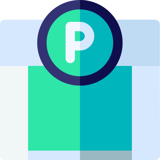 Parking Basic Rounded Flat icon