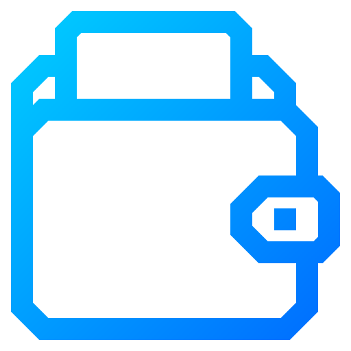 brieftasche Generic Gradient icon