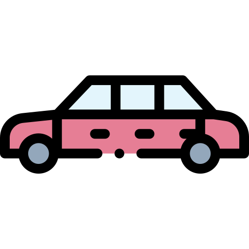 Limousine Detailed Rounded Lineal color icon