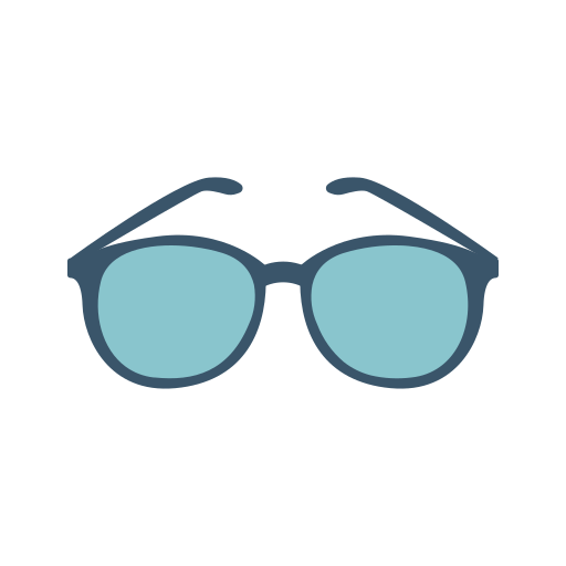 Eye glasses Dinosoft Flat icon