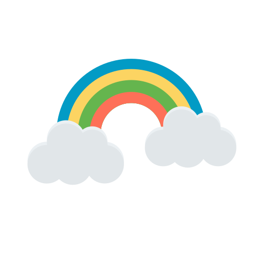 arcoíris Dinosoft Flat icono
