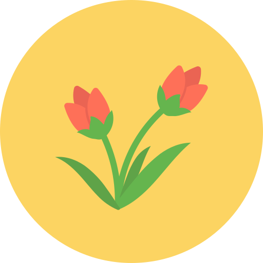 tulipán Dinosoft Circular icono