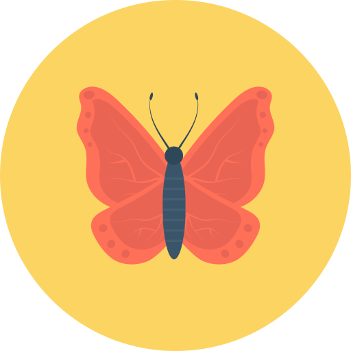 mariposa Dinosoft Circular icono