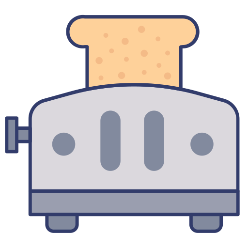 toaster Dinosoft Lineal Color icon