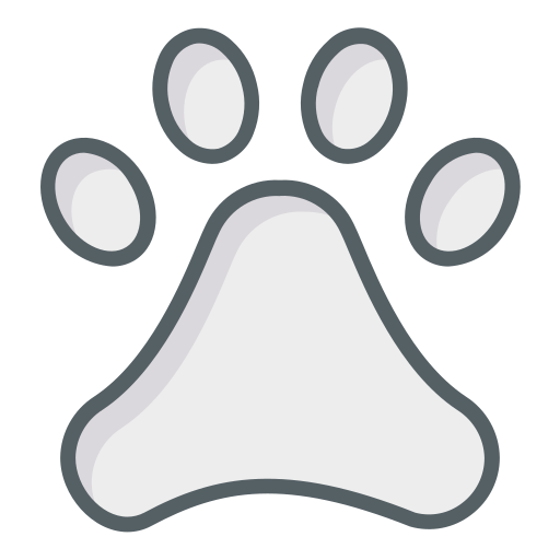 Paw Dinosoft Lineal Color icon