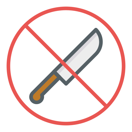 No weapons Dinosoft Lineal Color icon
