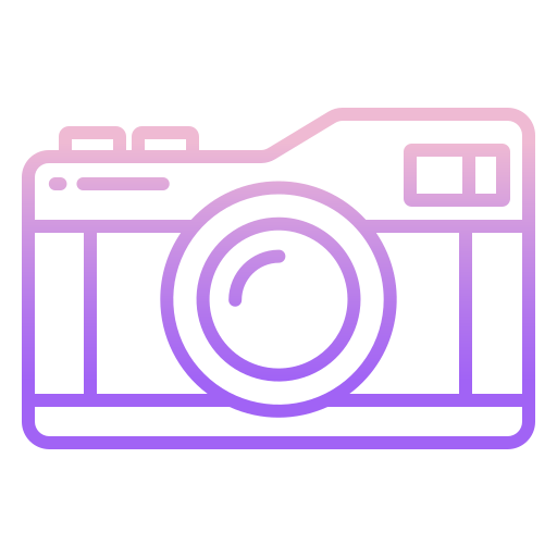 camera Icongeek26 Outline Gradient icoon