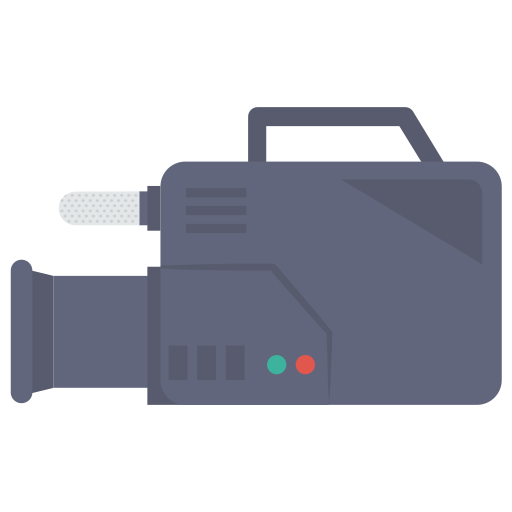 Camcorder Dinosoft Flat icon