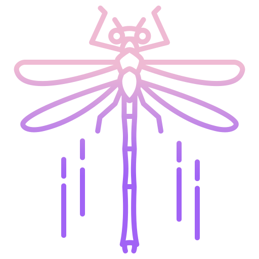 libellula Icongeek26 Outline Gradient icona