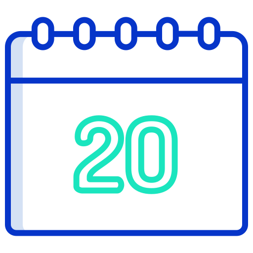 Date Icongeek26 Outline Colour icon