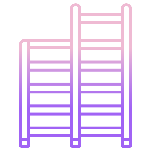 ladder Icongeek26 Outline Gradient icoon