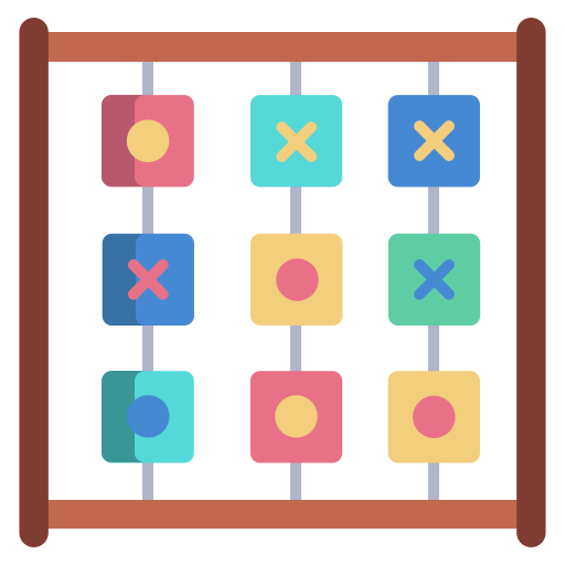 tic tac toe Icongeek26 Flat icona