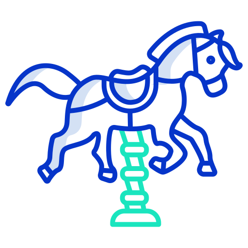 Horse Icongeek26 Outline Colour icon
