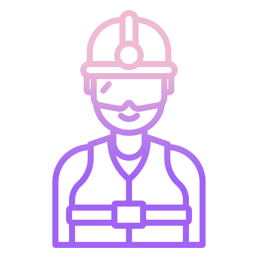 Worker Icongeek26 Outline Gradient icon