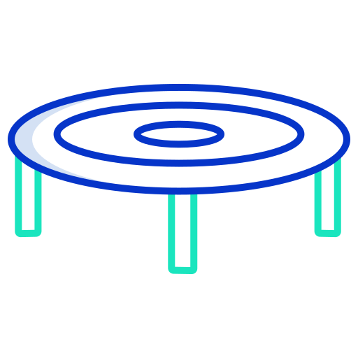 trampoline Icongeek26 Outline Colour icoon