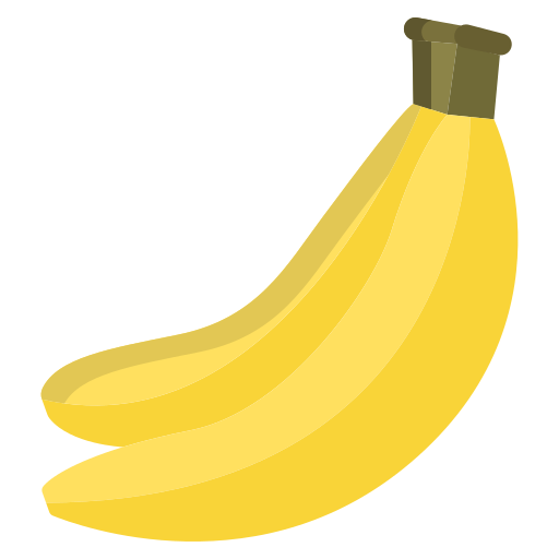 bananes Icongeek26 Flat Icône