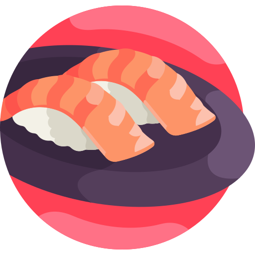 saumon Detailed Flat Circular Flat Icône