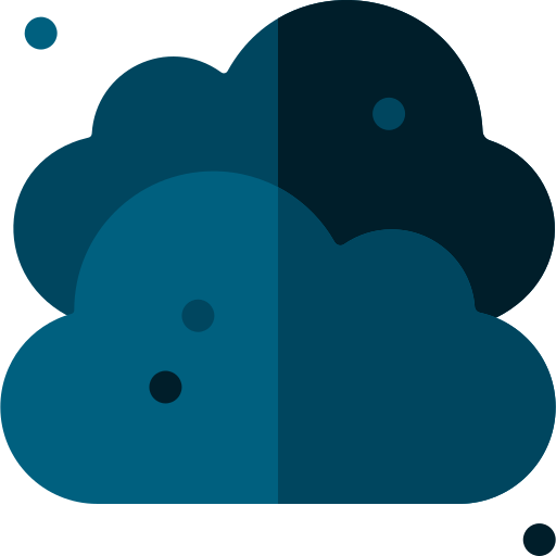 CO2 cloud Basic Rounded Flat icon