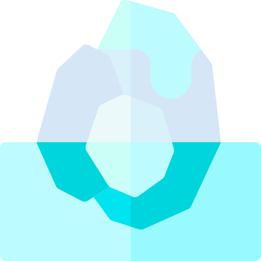氷山 Basic Rounded Flat icon