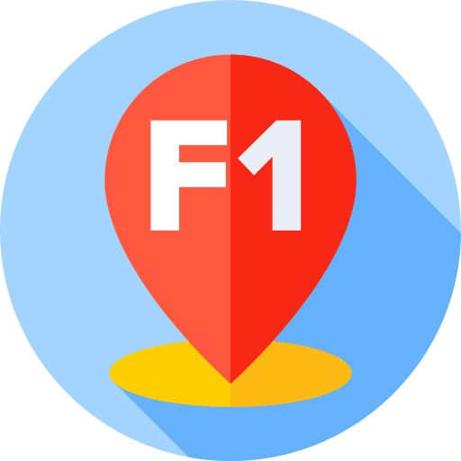 localización Flat Circular Flat icono