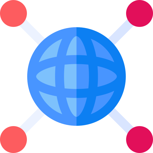 internet Basic Rounded Flat Ícone