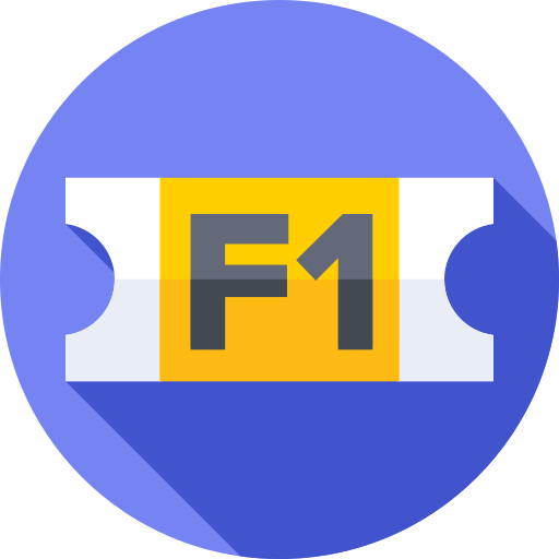 f1 Flat Circular Flat icon