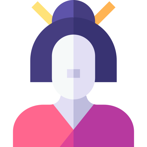 Geisha Basic Straight Flat icon