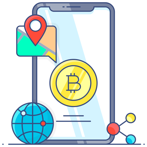 Bitcoin placeholder Generic Thin Outline Color icon