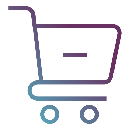 Remove from cart Generic Gradient icon