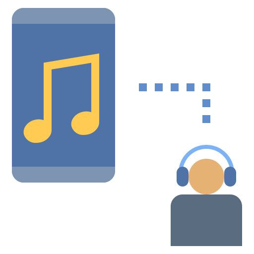 online-musik Generic Flat icon