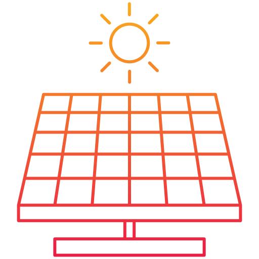 energia solar Generic Gradient Ícone