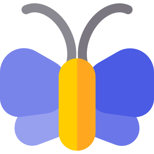 schmetterling Basic Rounded Flat icon