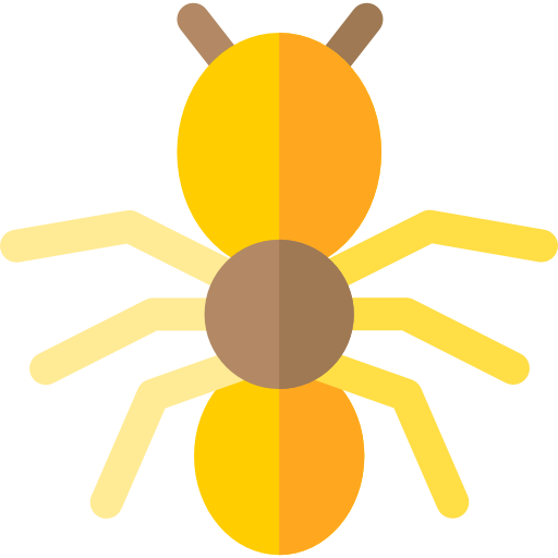 mrówka Basic Rounded Flat ikona