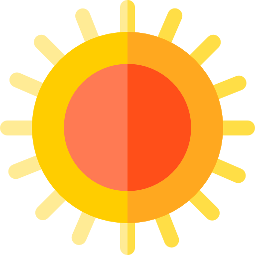 soleado Basic Rounded Flat icono