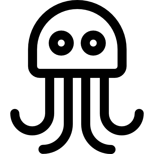 クラゲ Basic Rounded Lineal icon