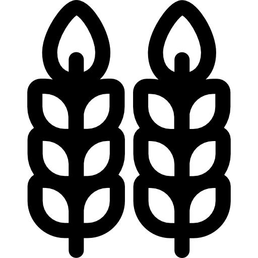 pszenica Basic Rounded Lineal ikona