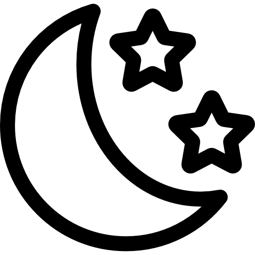 luna Basic Rounded Lineal icono