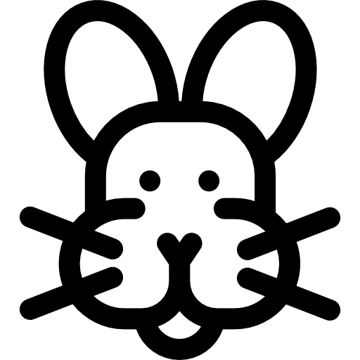 토끼 Basic Rounded Lineal icon