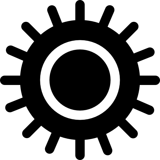 ensolarado Basic Rounded Filled Ícone