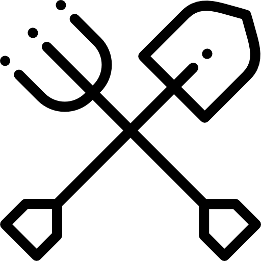 koparka Detailed Rounded Lineal ikona