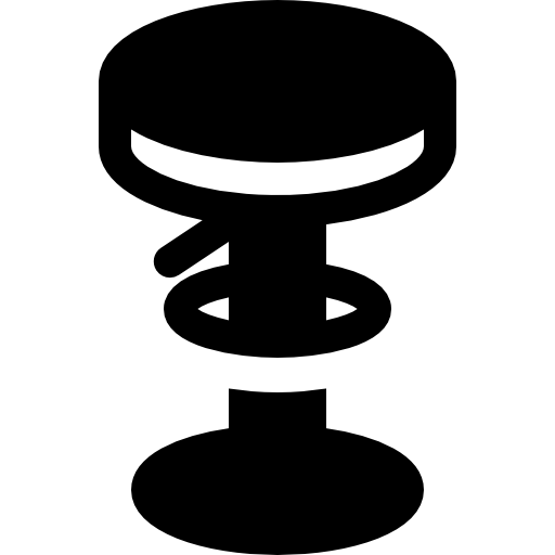 taburete Basic Rounded Filled icono