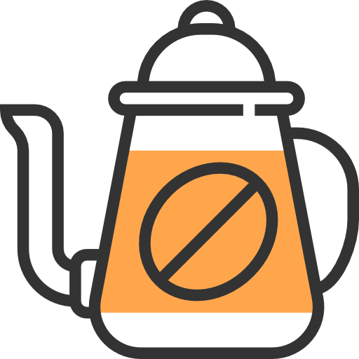 Coffee pot Meticulous Yellow shadow icon