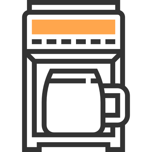 Coffee maker Meticulous Yellow shadow icon